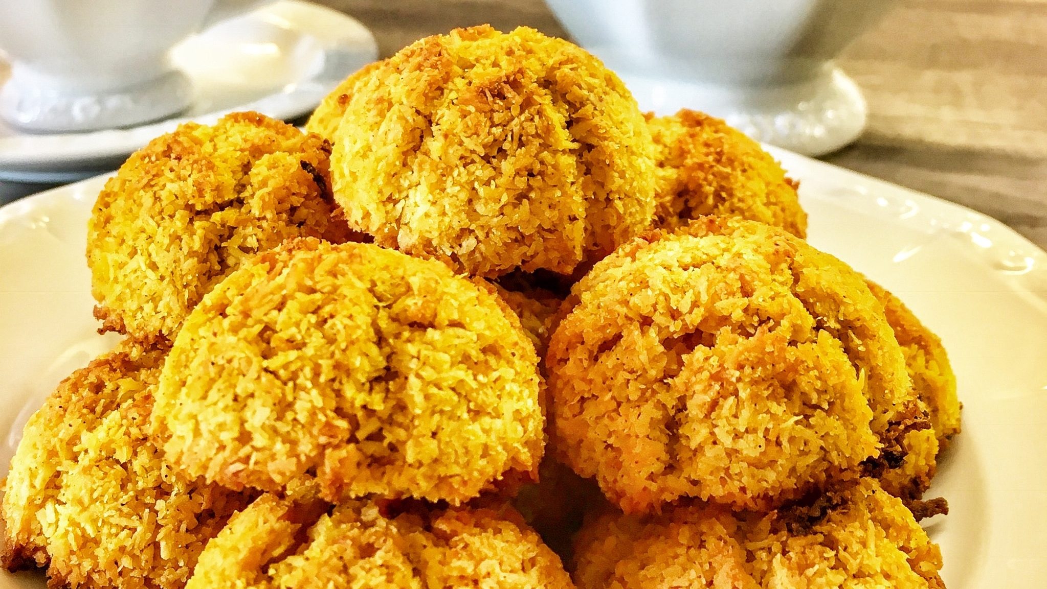 AIP Kokos-Karotten Makronen