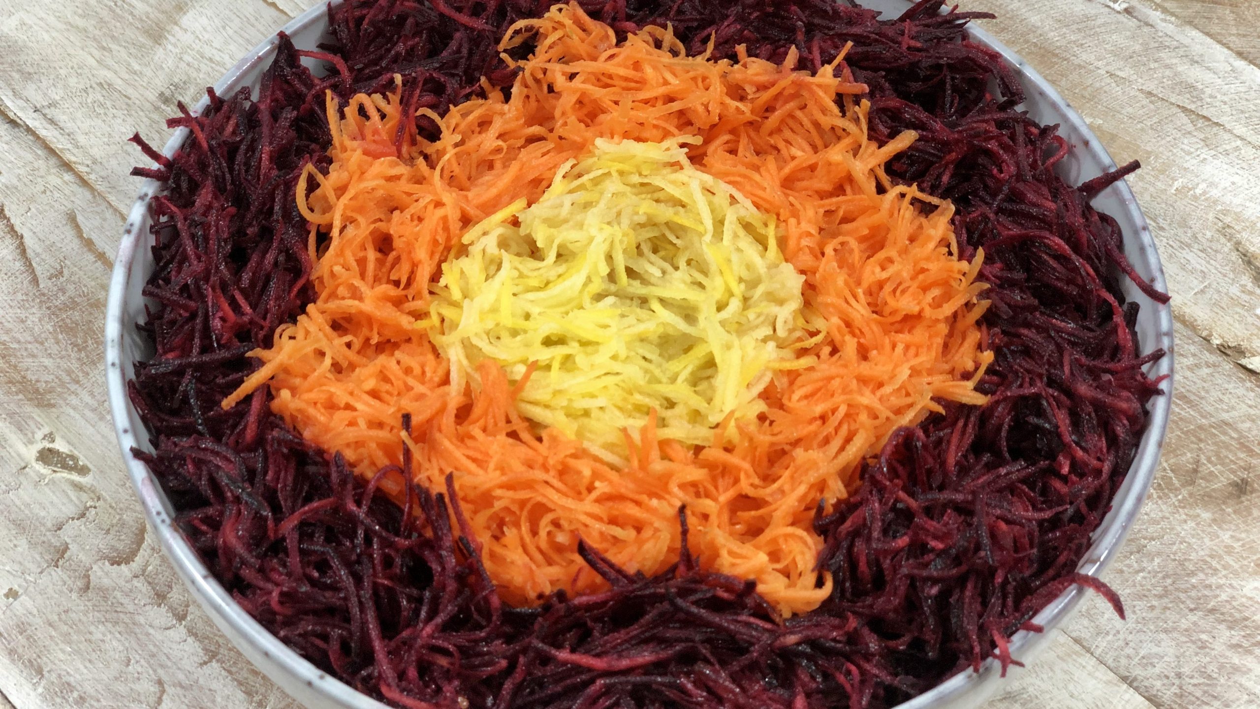 AIP Karottensalat »Rainbow«