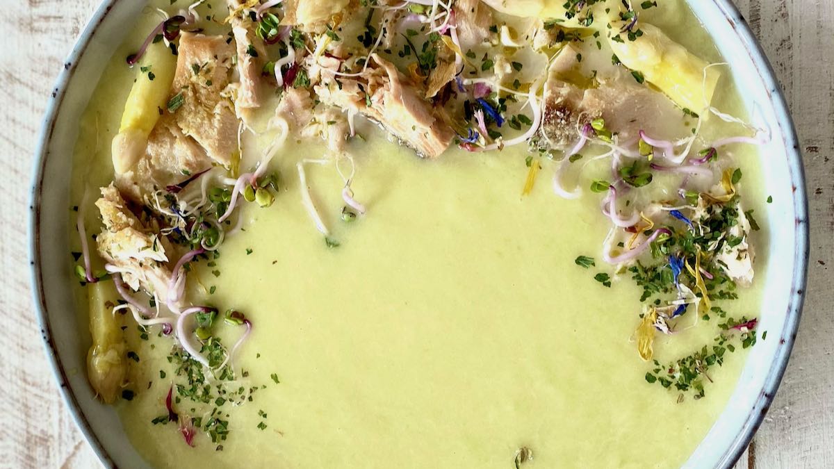 AIP Spargelcremesuppe